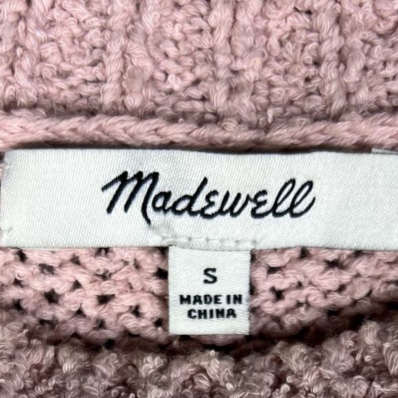 Madewell Sweater Womens Small Montford Fringe Pullover Crewneck Boho Feminine - Picture 9 of 9